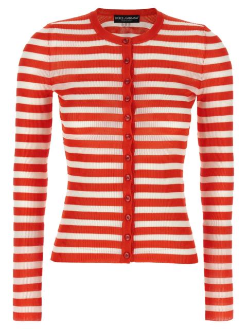 Dolce & Gabbana Dolce & Gabbana Women Striped Viscose Cardigan
