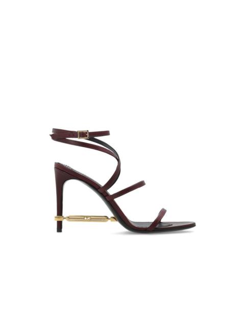 DSQUARED2 DSQUARED2 Red 110mm Sandals New & Authentic (Women's size:7;
