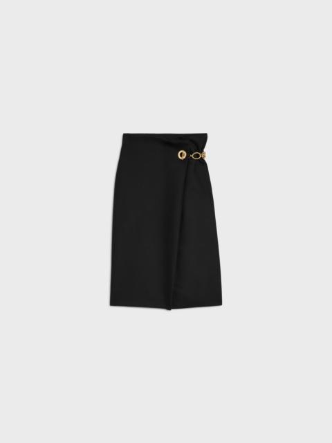 CELINE Celine Midi Skirt In Virgin Wool And Mohair