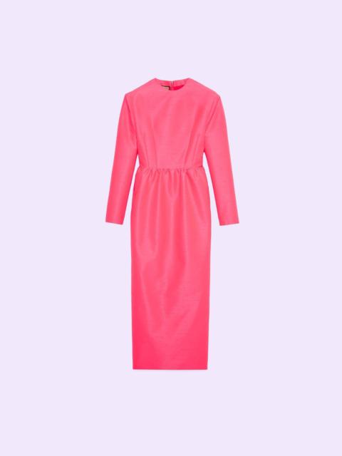 GUCCI Gucci Silk Blend Dress with Collar