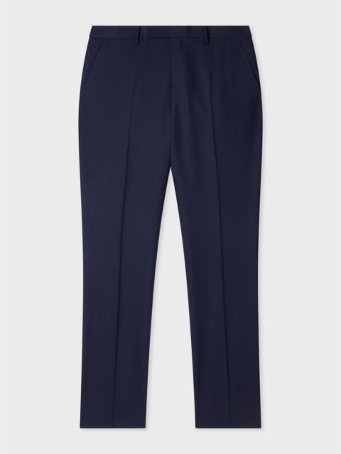 Paul Smith Navy 'Travel Pro' Wool Trousers