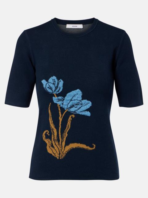 Erdem Floral jacquard sweater