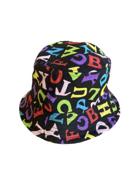 Other Designers Vintage - GRAIL🔥JEREMY SCOTT🇺🇸 PATCHWORK MONOGRAM ABC BUCKET HATS