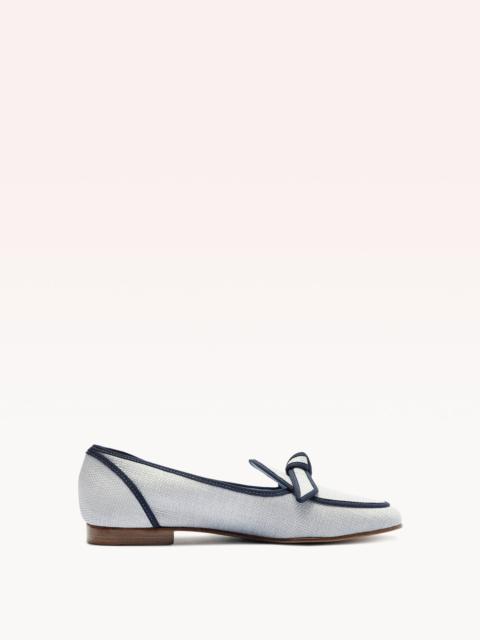 ALEXANDRE BIRMAN GROSGRAIN RAFFIA LOAFER