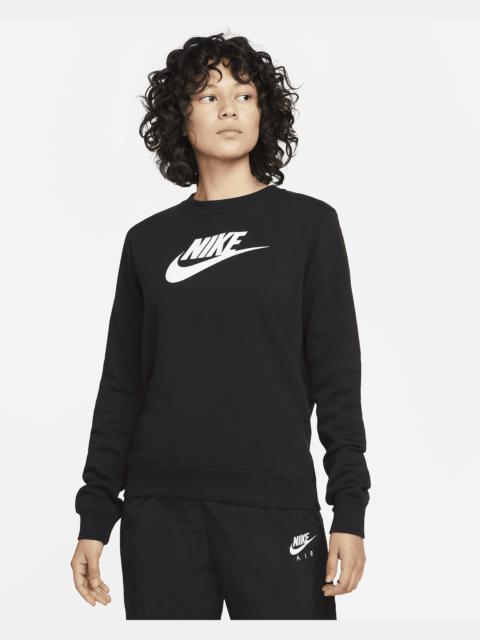 Nike Women's Nike Sportswear Club Fleece Logo Crew-Neck Sweatshirt