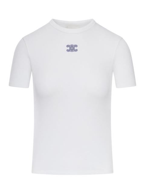 CELINE Celine Women Triomphe T-Shirt In Cotton Jersey