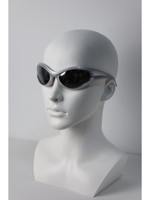 Other Designers Japanese Brand - Y2k Avant Garde Futuristic Silver Sunglasses Unisex OS