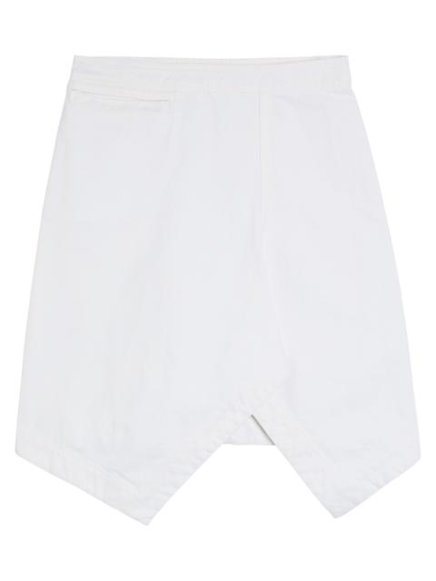 Lemaire Lemaire Asymmetric Denim Mini Skirt