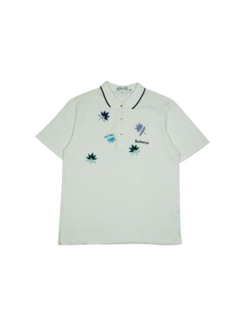 Burberry *NoTariff 90s Burberry Embroidered Polo