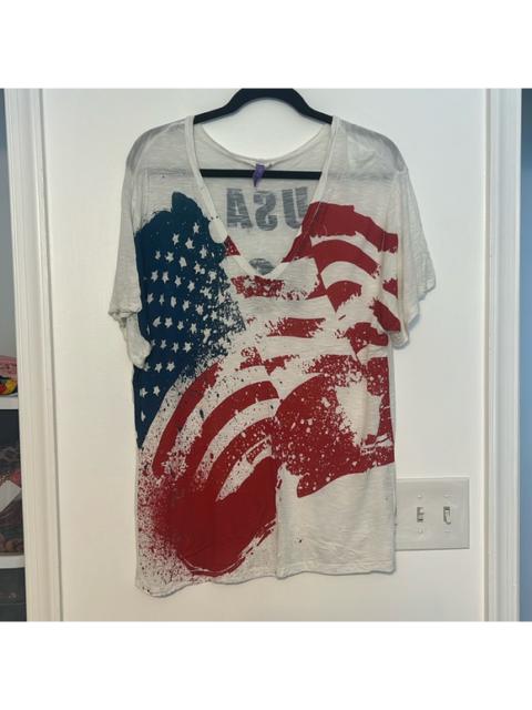 Other Designers LF Emma & Sam Americana USA Burnout T-Shirt