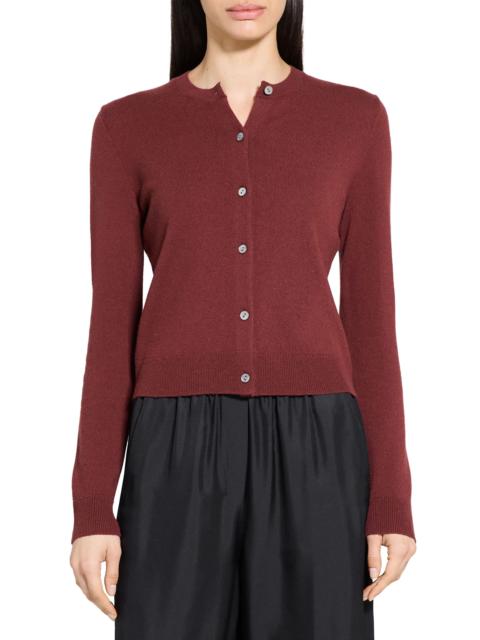 Theory Theory Cashmere Cardigan in Oxblood Red at Nordstrom