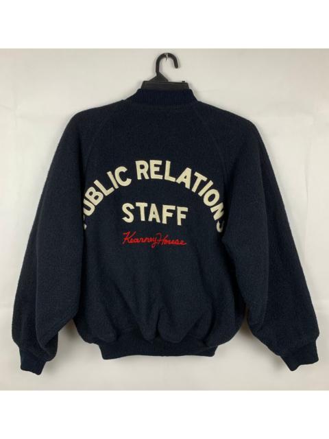 Other Designers Japanese Brand - Vintage Kearney House public Relations Staff Varsity Jacket