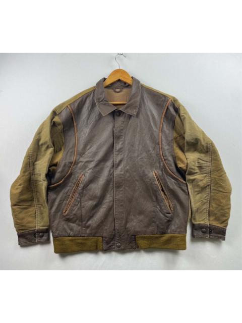 SAINT LAURENT Vintage Saint laurent leather jacket brown