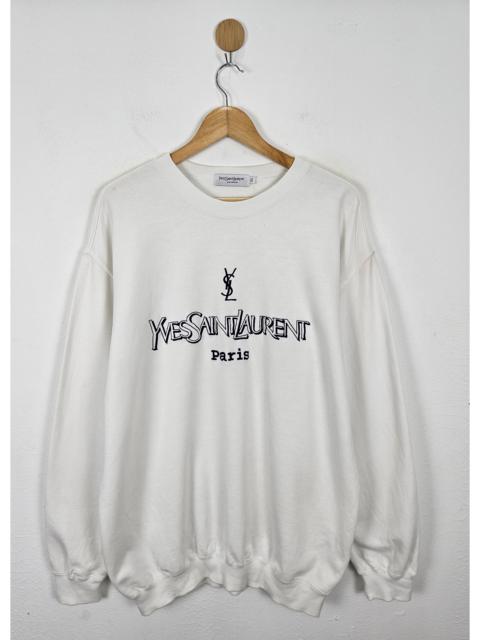 SAINT LAURENT Vintage Yves Saint Laurent Ysl Paris Pour Homme Sweatshirt