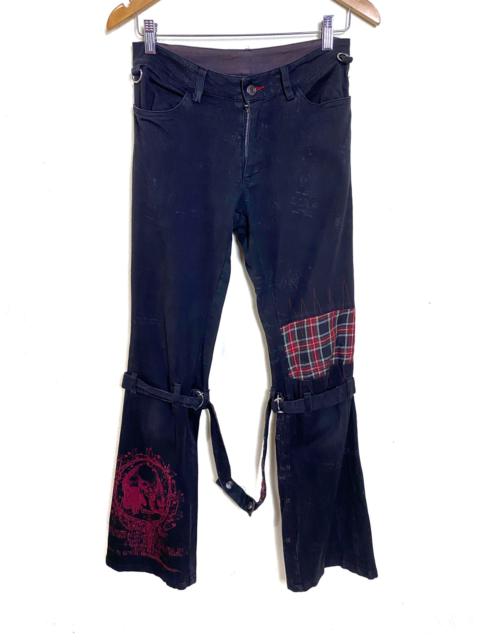 Other Designers Skulls - H. Anarchy Bondage Strap Punk Pants