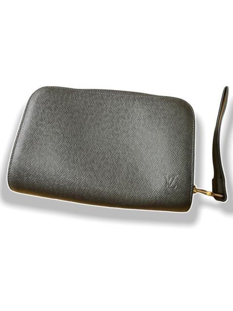 Vintage 1980s LOUIS VUITTON Taiga Clutch Leather