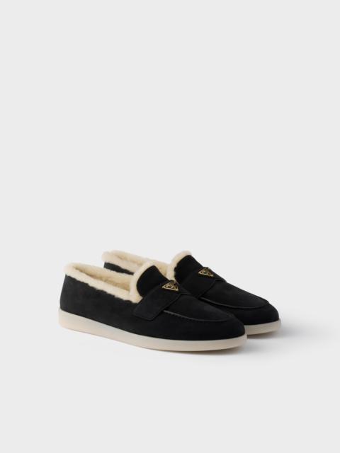 Prada Suede loafers