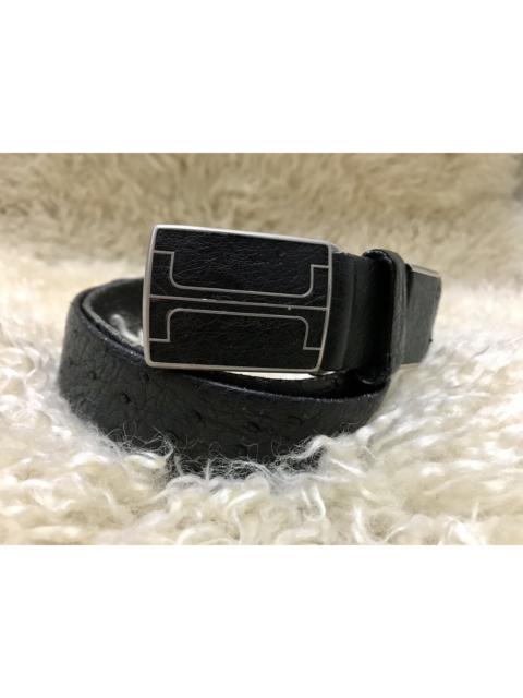 Other Designers Vintage - EXOTIC OSTRICH LEATHER BELT