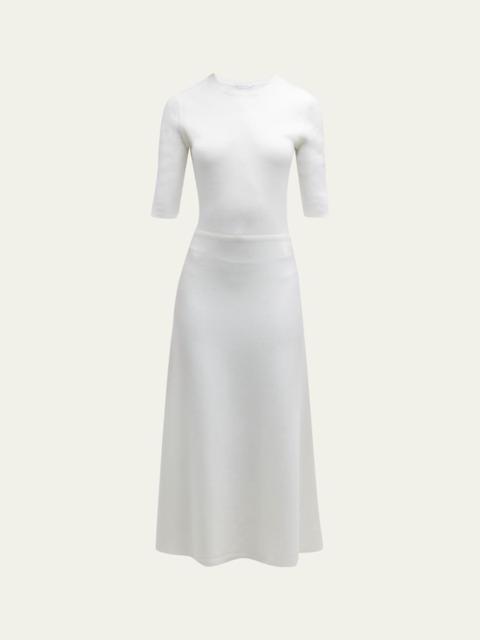 GABRIELA HEARST Seymore Cashmere Blend Midi Dress