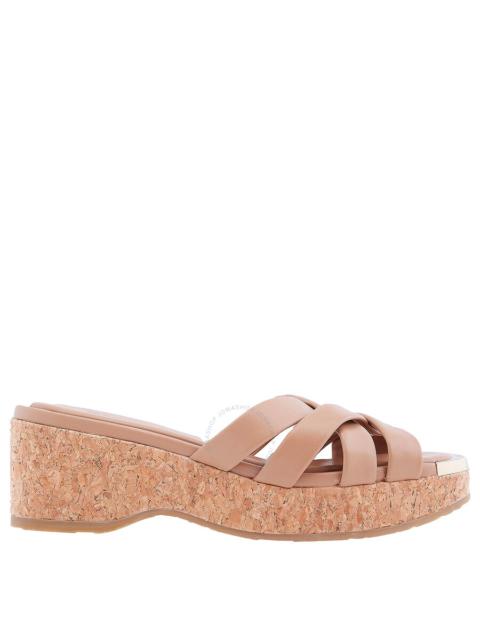 JIMMY CHOO Jimmy Choo Biscuit Maribou 50 Sandals