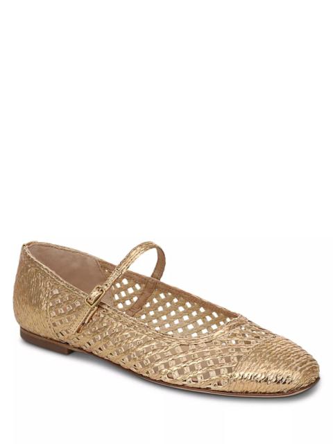 VERONICA BEARD Women's Ellie Raffia Flats