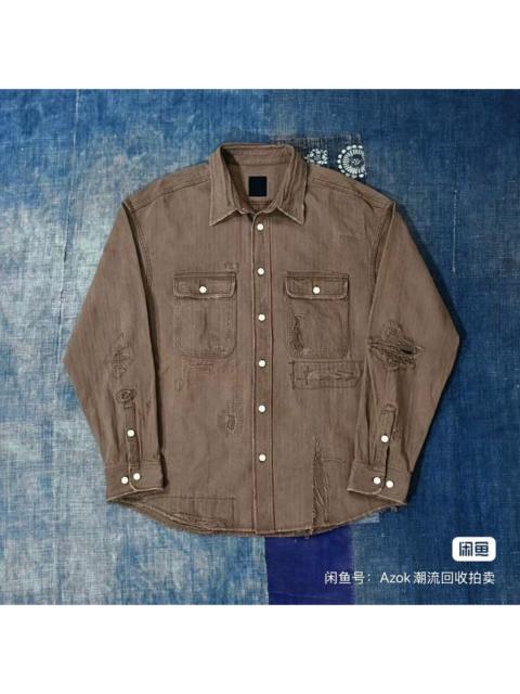 visvim Visvim ICT Lumber Shirt Crash N.D. Mud-Dyed Distressed Shirt/Jacket