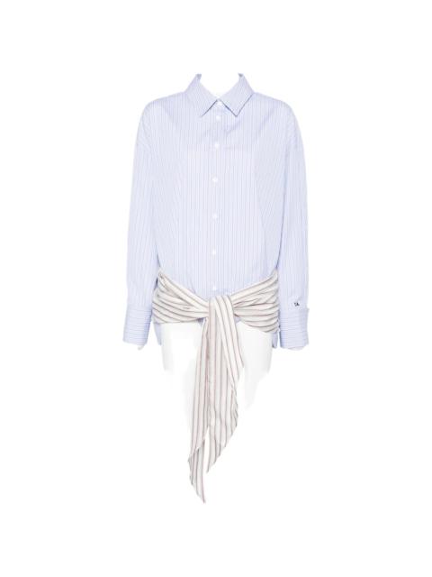 THE ATTICO The Attico Striped-pattern Mini Dress