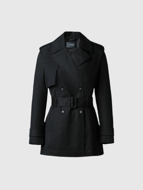 MACKAGE ADVA Mid-Length Buckled Belt Trench