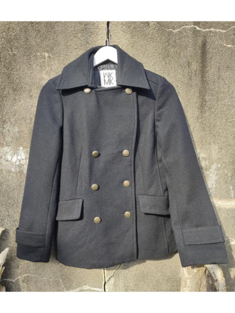 Other Designers Designer - Michel Klein Double Breasted Wool Light Jacket