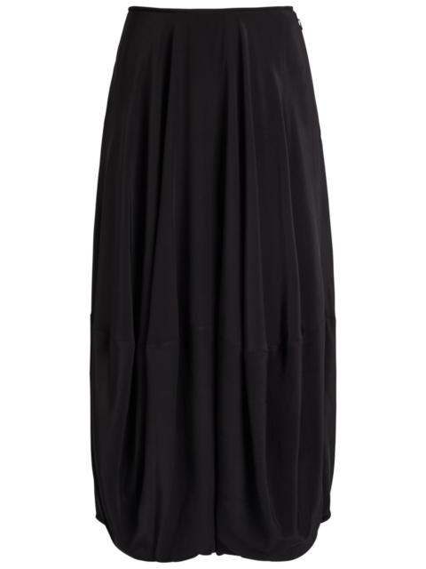 Lemaire Lemaire Balloon Silk-crepe Midi Skirt