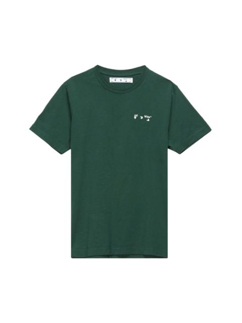 Off-White Off-White Logo Slim Tee 'Dark Green'