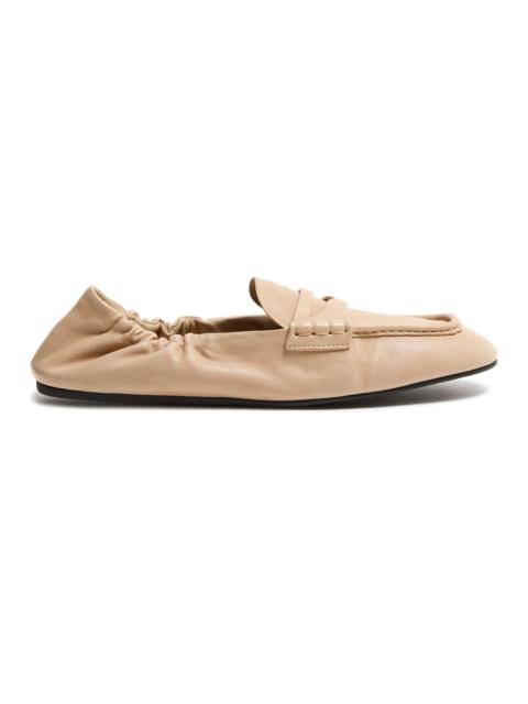 Miu Miu MIU MIU Ruches Cord Leather Loafers New & Authentic (Women's