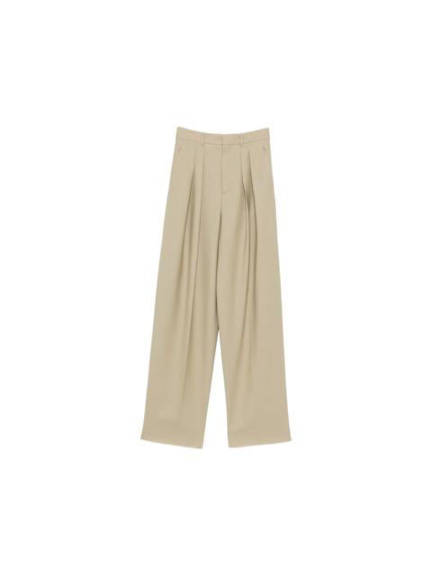 SAINT LAURENT Saint Laurent Neutrals Trousers - Tailored Trousers Women