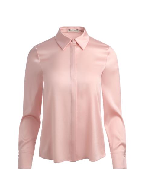 Alice + Olivia BRADY SILK BLOUSE