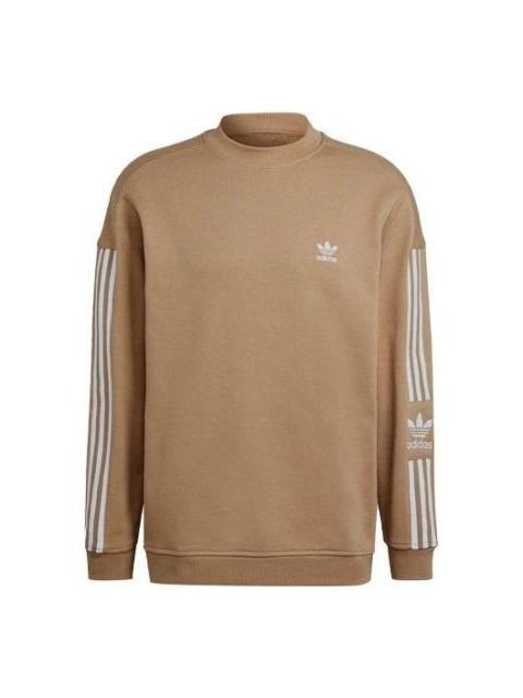 adidas adidas originals Adicolor Classics Lock-Up Trefoil Crewneck 'Beige Tone' H41316