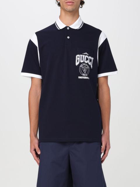 GUCCI Gucci Polo Shirt Men Blue