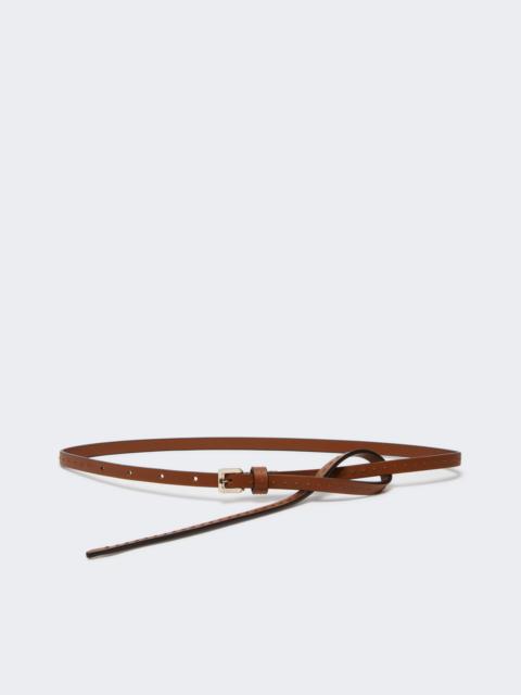 Max Mara MINIBELT10 Natural leather belt