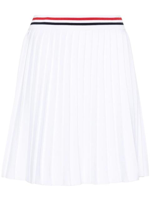 Thom Browne RWB-stripe pleated miniskirt