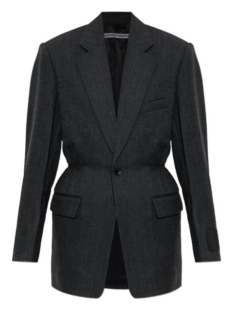 Alexander Wang Wool Twill Oversized Blazer