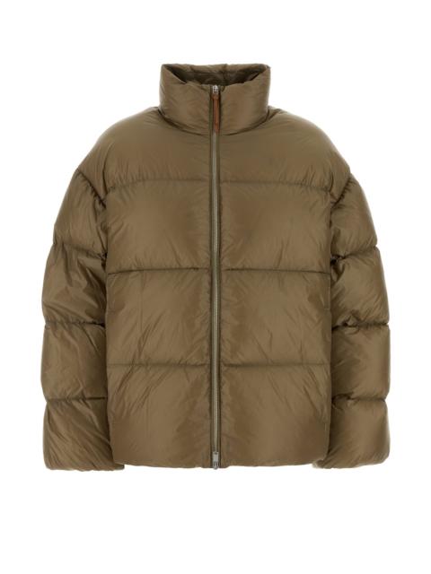 Jil Sander Beige nylon down jacket