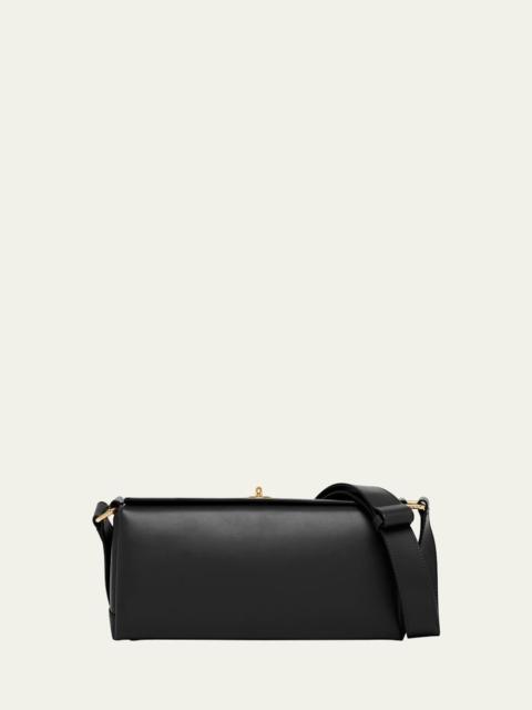 Plan C Folded Leather Shoulder Bag