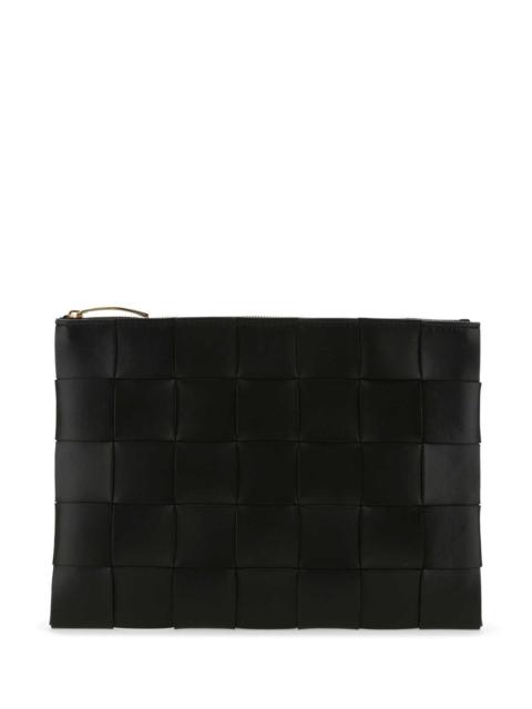 Bottega Veneta Bottega Veneta Women Black Nappa Leather Pouch