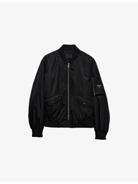 Prada Re-Nylon Shell Bomber Jacket