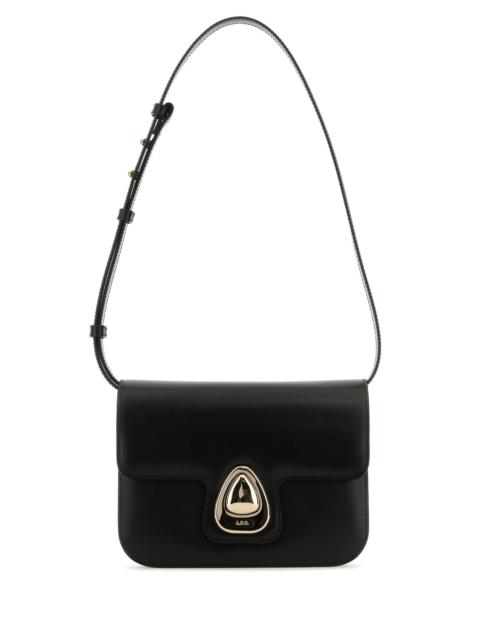 A.P.C. Black leather small Astra crossbody bag