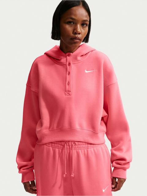 Nike Nike Sportswear Phoenix Fleece Women's Oversized Cropped Henley Hoodie