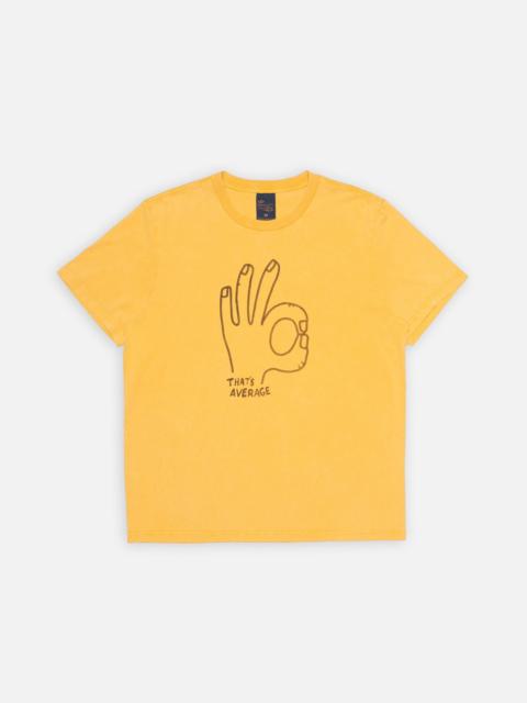 Nudie Jeans Roy Average T-Shirt Yellow