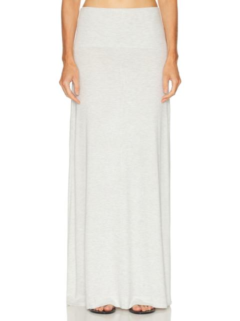 LESET Lauren High Waist Maxi Skirt