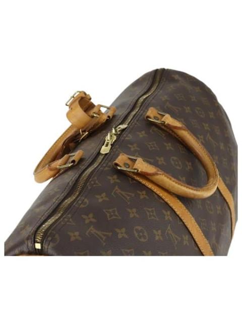 Louis Vuitton Keepall leather travel bag