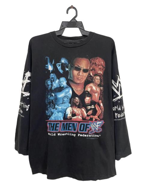 Other Designers Vintage - Rare🔥WWF 1999 The Rock & Other Wrestler Bootleg Tee
