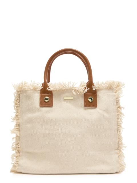 MELISSA ODABASH Melissa Odabash Porto Cervo Canvas top Handle bag
